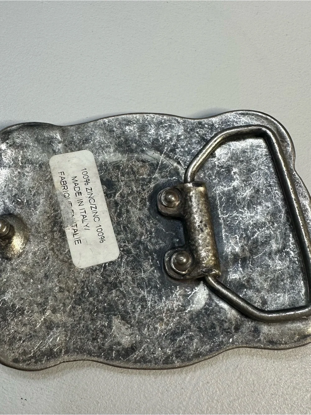Buckle Silver Ornate Metal Belt Buckle - Picture 3 of 3
